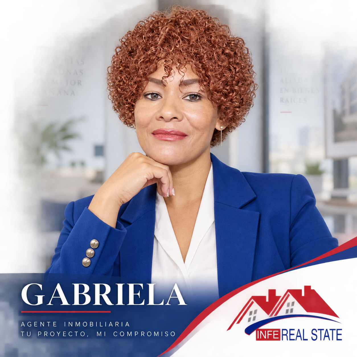 Gabriela, agente inmobiliaria de INFE Real State